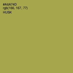 #A6A74D - Husk Color Image