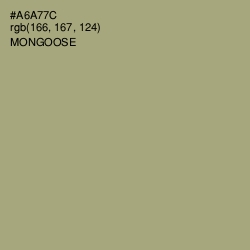 #A6A77C - Mongoose Color Image