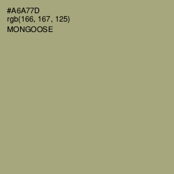 #A6A77D - Mongoose Color Image