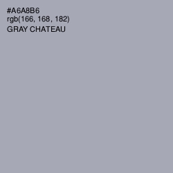 #A6A8B6 - Gray Chateau Color Image