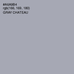 #A6A9B4 - Gray Chateau Color Image