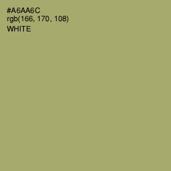 #A6AA6C - Green Smoke Color Image