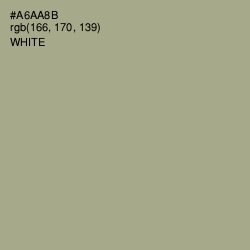 #A6AA8B - Tallow Color Image