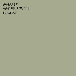 #A6AA8F - Locust Color Image