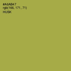 #A6AB47 - Husk Color Image