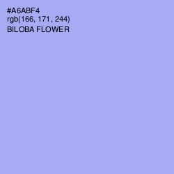 #A6ABF4 - Biloba Flower Color Image