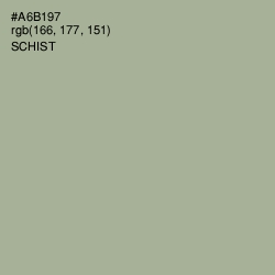 #A6B197 - Schist Color Image