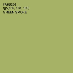#A6B266 - Green Smoke Color Image