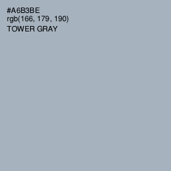#A6B3BE - Tower Gray Color Image