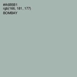 #A6B5B1 - Bombay Color Image