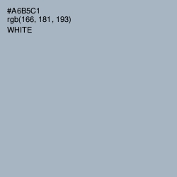 #A6B5C1 - Cadet Blue Color Image