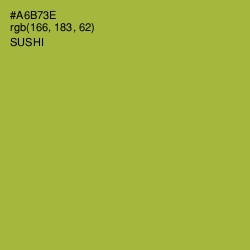 #A6B73E - Sushi Color Image