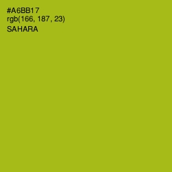 #A6BB17 - Sahara Color Image