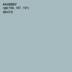 #A6BBBF - Tower Gray Color Image