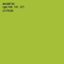 #A6BF39 - Citron Color Image