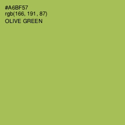 #A6BF57 - Olive Green Color Image