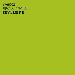 #A6C021 - Key Lime Pie Color Image