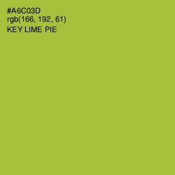 #A6C03D - Key Lime Pie Color Image