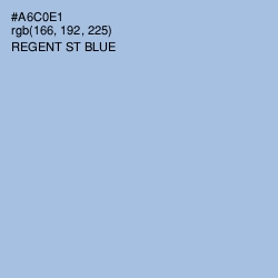 #A6C0E1 - Regent St Blue Color Image