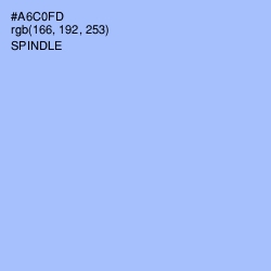#A6C0FD - Spindle Color Image
