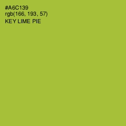 #A6C139 - Key Lime Pie Color Image