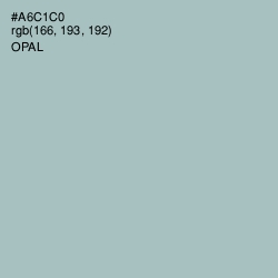 #A6C1C0 - Opal Color Image