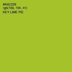 #A6C229 - Key Lime Pie Color Image