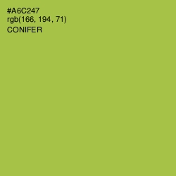 #A6C247 - Conifer Color Image