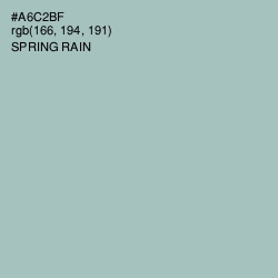 #A6C2BF - Spring Rain Color Image