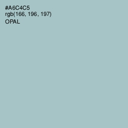#A6C4C5 - Opal Color Image