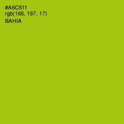 #A6C511 - Bahia Color Image