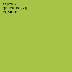 #A6C547 - Conifer Color Image