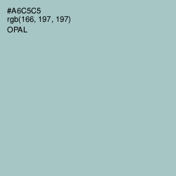 #A6C5C5 - Opal Color Image