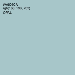 #A6C6CA - Opal Color Image