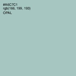 #A6C7C1 - Opal Color Image