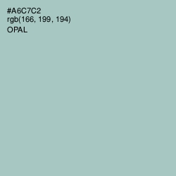 #A6C7C2 - Opal Color Image