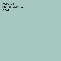 #A6C8C1 - Opal Color Image