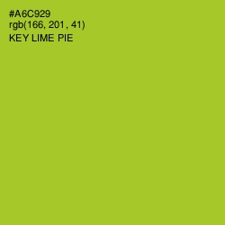 #A6C929 - Key Lime Pie Color Image