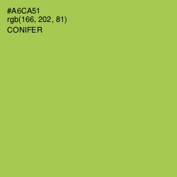 #A6CA51 - Conifer Color Image