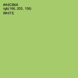 #A6CB6A - Wild Willow Color Image