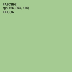 #A6CB92 - Feijoa Color Image