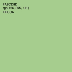 #A6CD8D - Feijoa Color Image