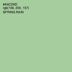#A6CD9D - Spring Rain Color Image