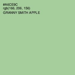 #A6CE9C - Granny Smith Apple Color Image