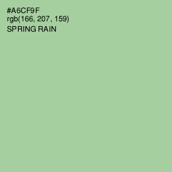 #A6CF9F - Spring Rain Color Image