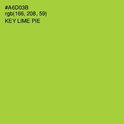 #A6D03B - Key Lime Pie Color Image