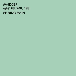 #A6D0B7 - Spring Rain Color Image