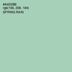 #A6D0B8 - Spring Rain Color Image