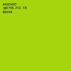 #A6D40D - Bahia Color Image