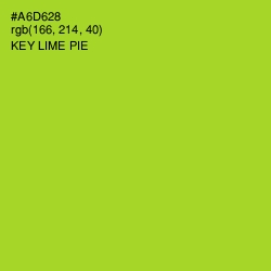 #A6D628 - Key Lime Pie Color Image
